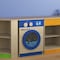 Flash Furniture Bright Beginnings Commercial Grade Wooden Kid's Washing Machine with Integrated Storage and Turning Knobs MK-ME03546-GG - alternate 8